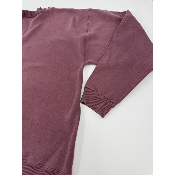 Vintage J&M Sportswear Keene State College Sweatshirt Burgundy Made in USA L - Picture 14 of 16